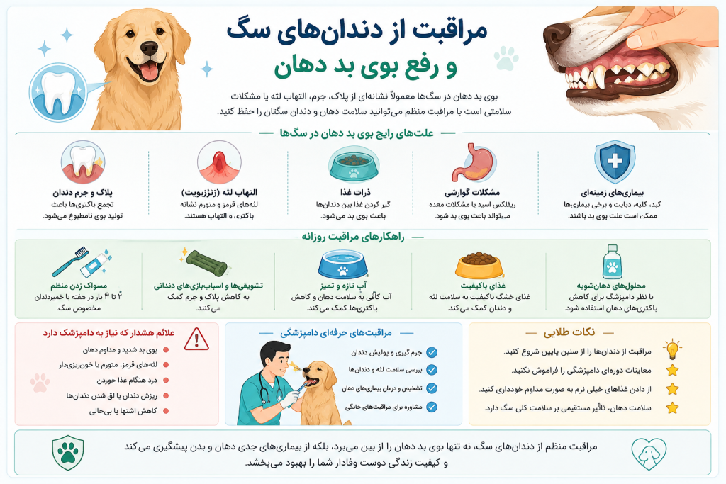 info مراقبت از دندان سگ