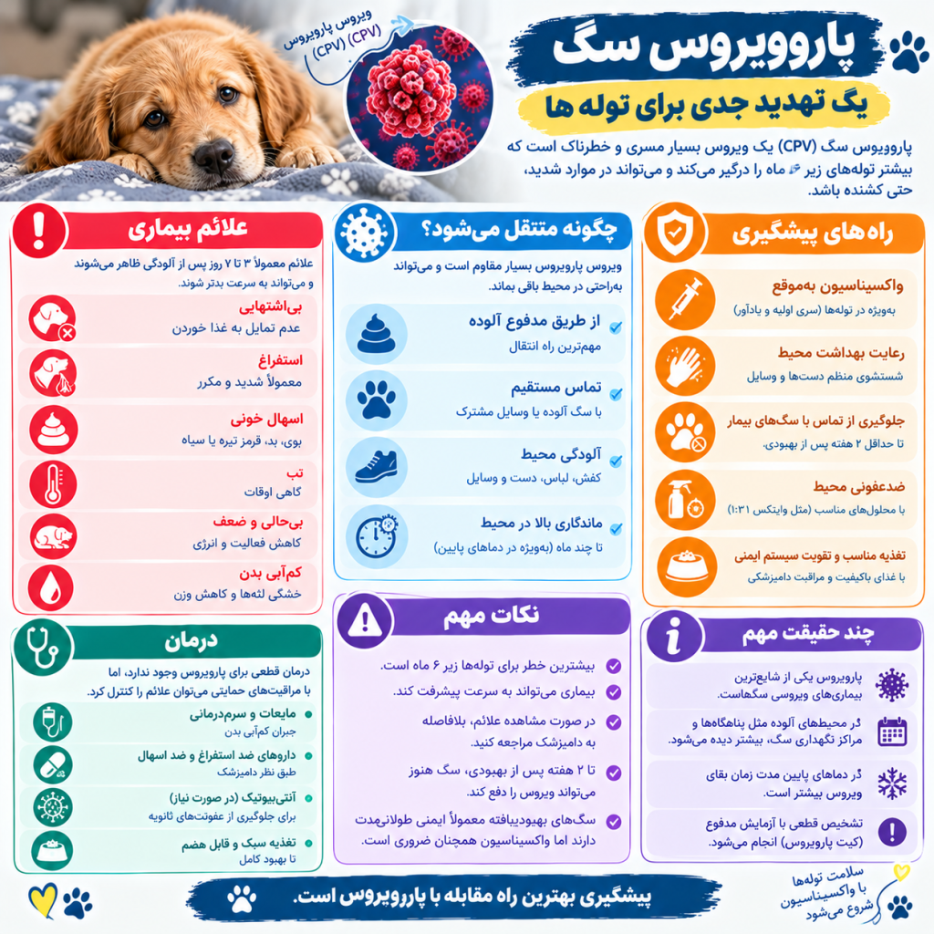 info پاروویروس سگ 1